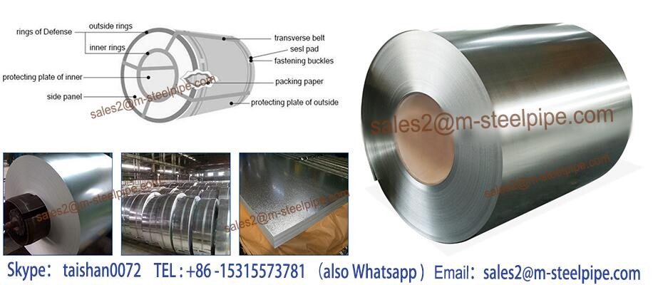 0.16-0.8mm standard pre-painted aluminium-zinc galvalume steel coil sizes