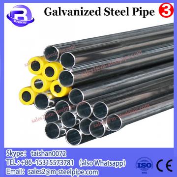 round BS1387 standard Q235 hot dip galvanized steel pipe