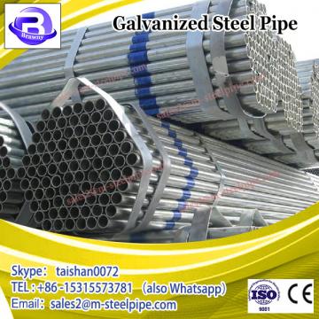 ASTM A53 galvanized schedule 20 hot dip galvanized steel pipe