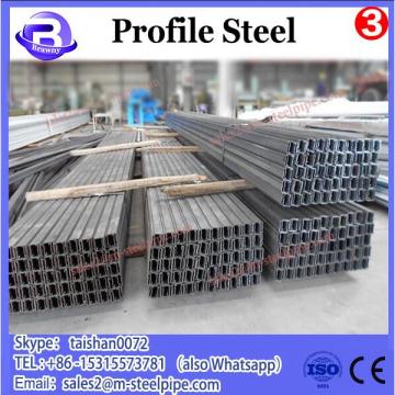 ERW Black carbon steel pipe cold rolled profiles